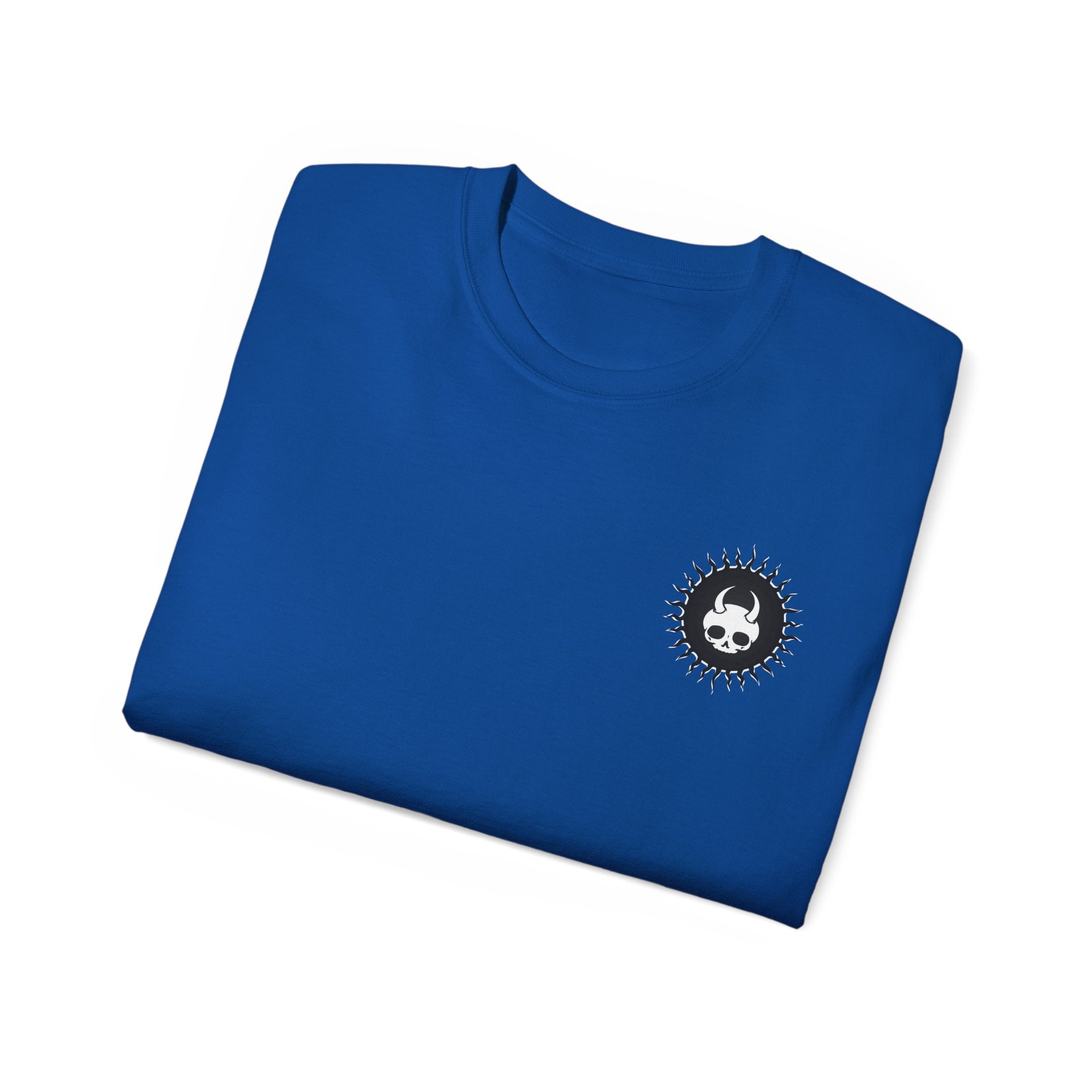 Reverse Exorcism - Unisex Cotton Tee (Back) - Damned Threads